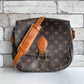 ルイヴィトン LOUIS VUITTON サンクルー モノグラム ショルダーバッグ M51242 廃番 made in France  現状品 ●