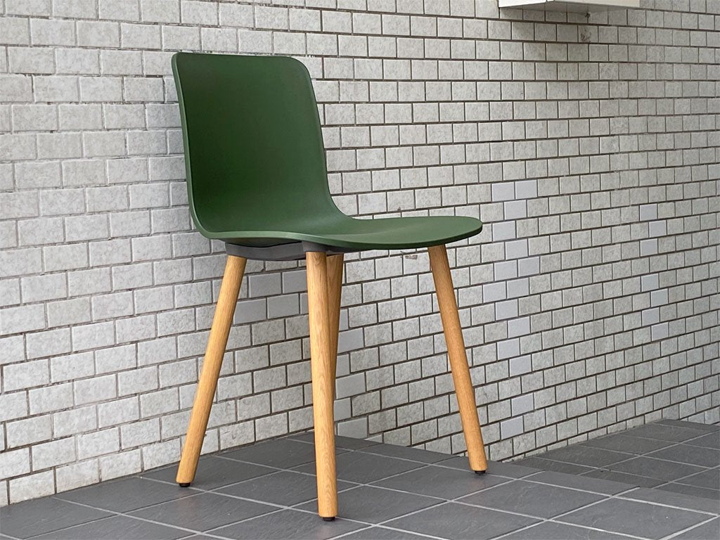 ヴィトラ Vitra. ハル HAL ウッド WOOD サイドチェア ダイニングチェア アイビー グリーン ジャスパー・モリソン ■