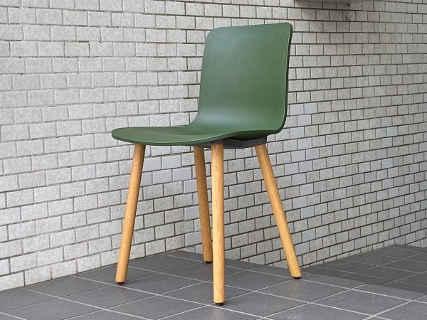 ヴィトラ Vitra. ハル HAL ウッド WOOD サイドチェア ダイニングチェア アイビー グリーン ジャスパー・モリソン ■