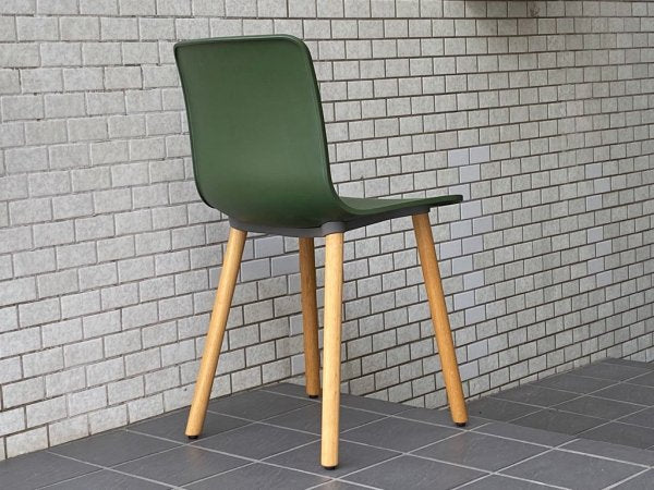 ヴィトラ Vitra. ハル HAL ウッド WOOD サイドチェア ダイニングチェア アイビー グリーン ジャスパー・モリソン ■