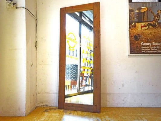 ジャーナル スタンダード ファニチャー Journal standard Furniture ブレダ ミラー BREDA MIRROR オールドエルム材 65ｃｍ×160ｃｍ ★