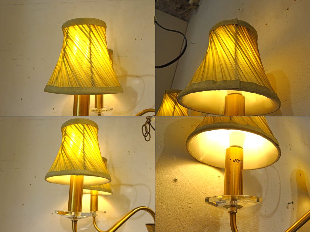 ロイヤルドルトン ライティング ROYAL DOULTON LIGHTING イザベラ 5アーム シャンデリア ISABELLA 5 ARM CEILING FITTING 15万円 廃盤 ★