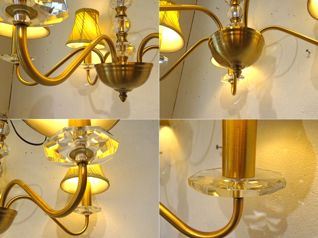 ロイヤルドルトン ライティング ROYAL DOULTON LIGHTING イザベラ 5アーム シャンデリア ISABELLA 5 ARM CEILING FITTING 15万円 廃盤 ★