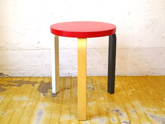 アルテック artek スツール60 stool60 アルヴァ・アアルト 80周年記念 限定モデル マイク・メレー デザイン ★