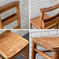 UKビンテージ UK Vintage チャーチチェア Church Chair ダイニングチェア エルム材 バイブルボックス 英国家具 A ■