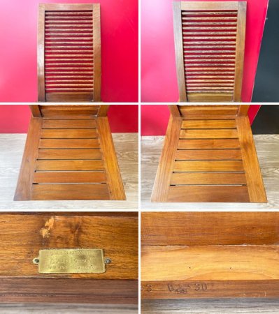 ワリサンファニチャー Warisan Furniture アジアンチーク無垢材 ダイニングチェア 2脚セット インドネシア バリ家具 アジアン家具 ●