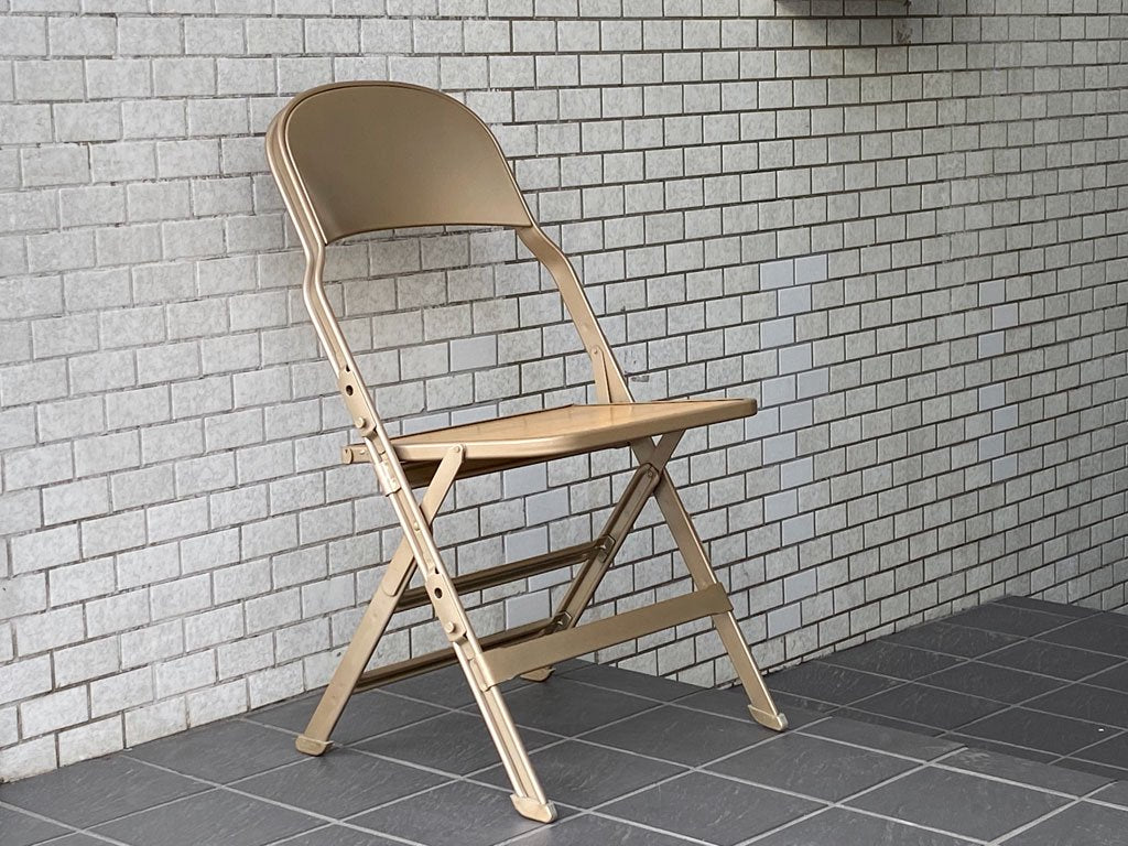 クラリン CLARIN フォールディングチェア ウッドシート WOOD SEAT FOLDING CHAIR 折畳 USA 米国 P.F.S 取扱 B ■