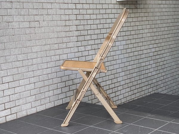 クラリン CLARIN フォールディングチェア ウッドシート WOOD SEAT FOLDING CHAIR 折畳 USA 米国 P.F.S 取扱 B ■