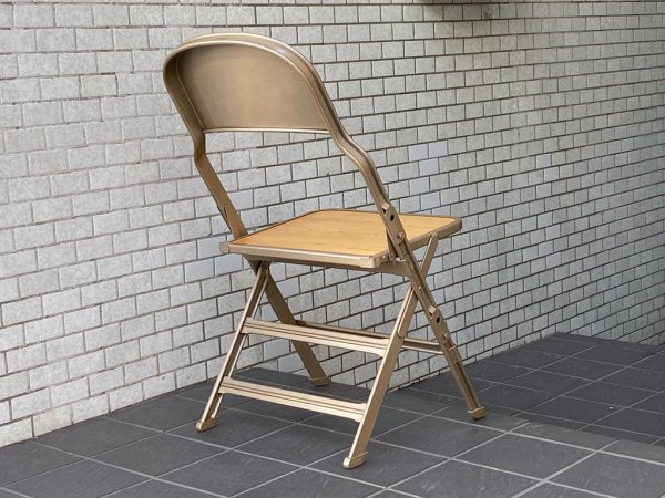 クラリン CLARIN フォールディングチェア ウッドシート WOOD SEAT FOLDING CHAIR 折畳 USA 米国 P.F.S 取扱 B ■