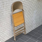 クラリン CLARIN フォールディングチェア ウッドシート WOOD SEAT FOLDING CHAIR 折畳 USA 米国 P.F.S 取扱 B ■