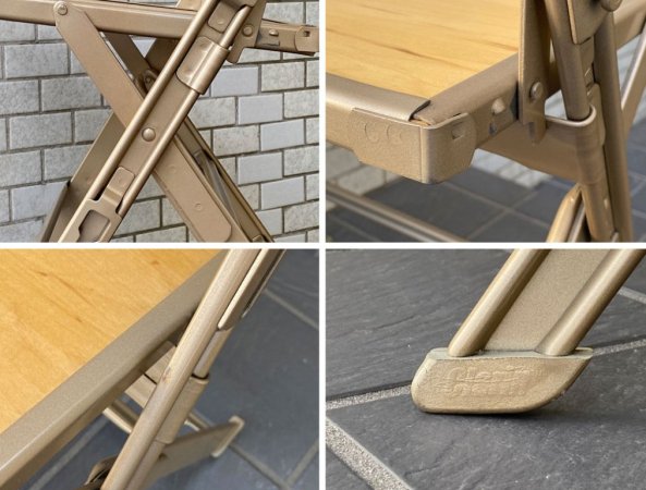 クラリン CLARIN フォールディングチェア ウッドシート WOOD SEAT FOLDING CHAIR 折畳 USA 米国 P.F.S 取扱 B ■