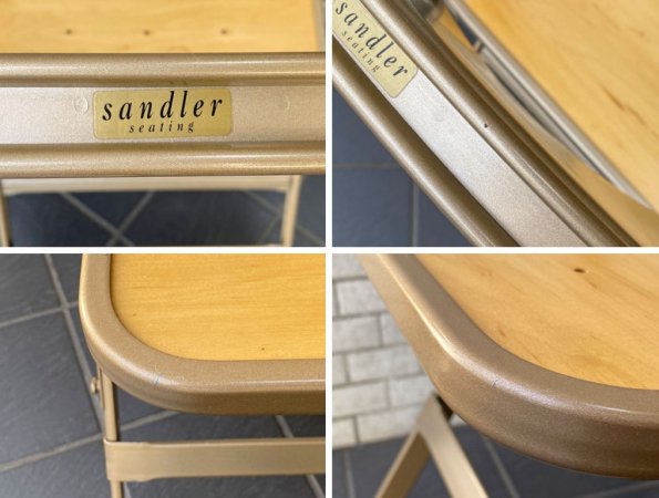 クラリン CLARIN フォールディングチェア ウッドシート WOOD SEAT FOLDING CHAIR 折畳 USA 米国 P.F.S 取扱 B ■