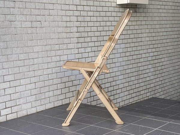 クラリン CLARIN フォールディングチェア ウッドシート WOOD SEAT FOLDING CHAIR 折畳 USA 米国 P.F.S 取扱 A ■