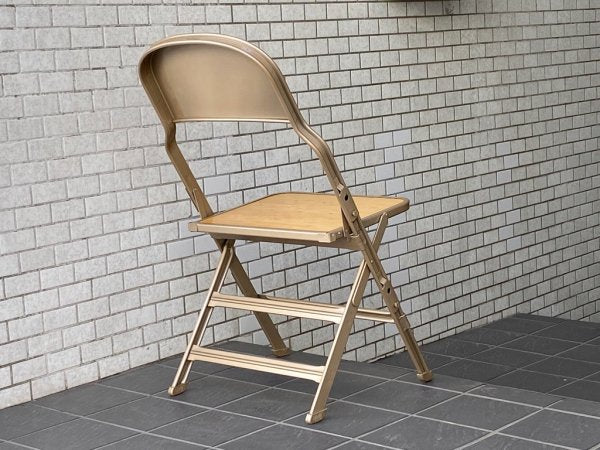 クラリン CLARIN フォールディングチェア ウッドシート WOOD SEAT FOLDING CHAIR 折畳 USA 米国 P.F.S 取扱 A ■