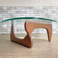 イサムノグチ Isamu Noguchi コーヒーテーブル Coffee Table ガラス天板厚20mm リプロダクト品 デザイナーズ家具 名作 ●