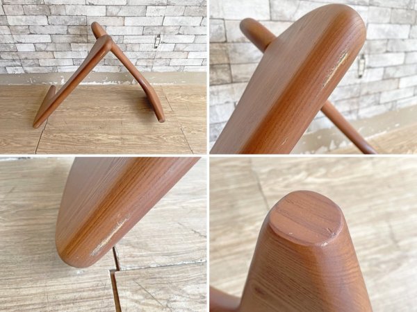 イサムノグチ Isamu Noguchi コーヒーテーブル Coffee Table ガラス天板厚20mm リプロダクト品 デザイナーズ家具 名作 ●