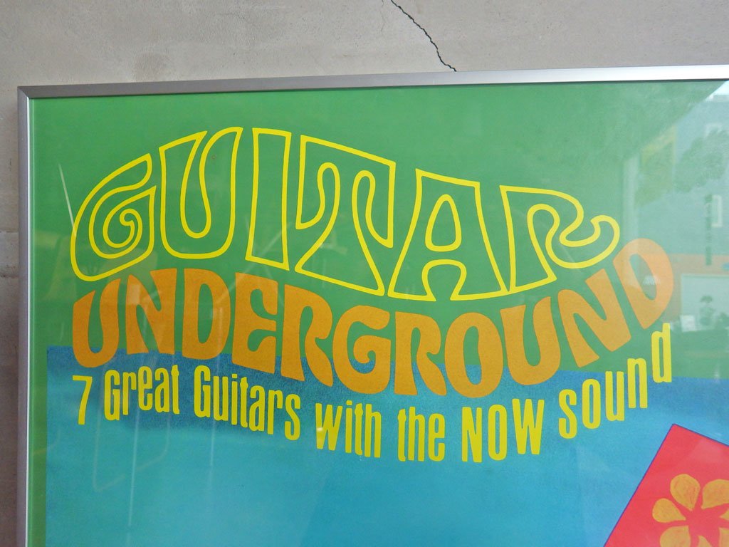 Guitar Underground : 7 Great Guitars With the Now Sound ポスター Enoch Light イーノック・ライト62x93cm 額装 ♪