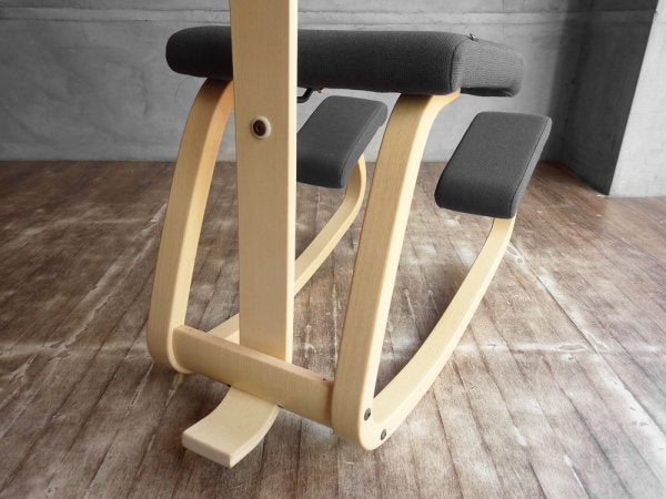 ストッケ STOKKE ヴァリエール VARIER バリアブル Variable バランスチェア バリアブルバック 背もたれ付き グレー系 ピーターオプスヴィック 北欧ノルウェー ♪