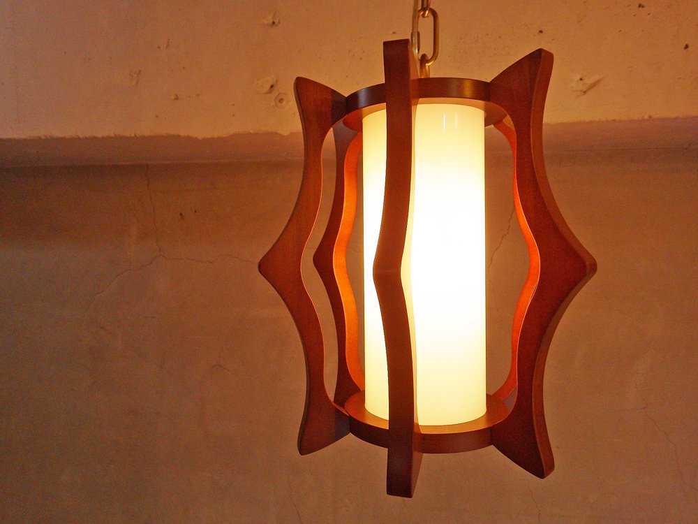 アクメファニチャー ACME Furniture エルソルランプ EL SOL LAMP ペンダントランプ ウォールナット ビンテージスタイル 廃番希少♪