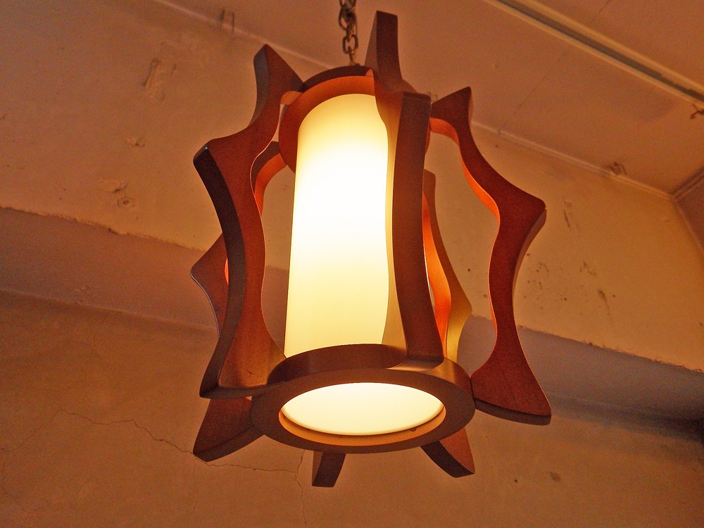 アクメファニチャー ACME Furniture エルソルランプ EL SOL LAMP ペンダントランプ ウォールナット ビンテージスタイル 廃番希少♪