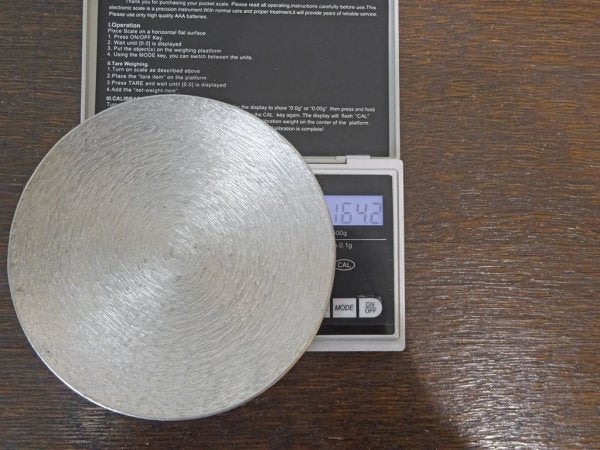 金属工芸作家 青木 聖氏 錫製 豆皿 杉目楊枝 ピュータープレート 小皿 在名 A 164.2ｇ 未使用保管品 ★