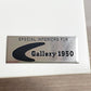 ギャラリー1950 Gallery1950 オリジナル ローテーブル コーヒーテーブル ホワイト × ベージュ ツートンカラー W98cm ミッドセンチュリーモダン ●
