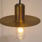 ニューライトポタリー NEW LIGHT POTTERY バレットフラットシェード 鋳物 削り出し真鍮 Bullet flat shade150 brass ペンダントライト★