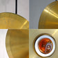 ニューライトポタリー NEW LIGHT POTTERY バレットフラットシェード 鋳物 削り出し真鍮 Bullet flat shade150 brass ペンダントライト★