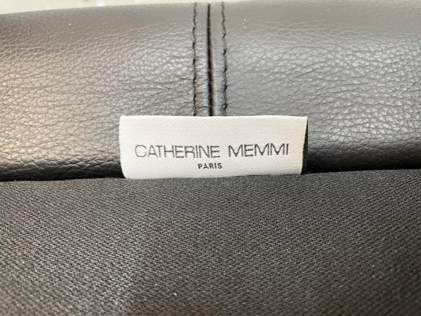 カトリーヌメミ CATHERINE MEMMI ノルマンディ NORMANDIE 3人掛けソファ 本革 ブラック カッシーナイクスシー Cassina ixc. 取扱 定価￥1,029,000- ●