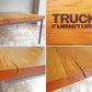 トラックファニチャー TRUCK FURNITURE オークアイアンレッグ ローテーブル OAK IRON-LEG LOW TABLE センターテーブル H49cm オーク無垢材 鉄脚 ♪