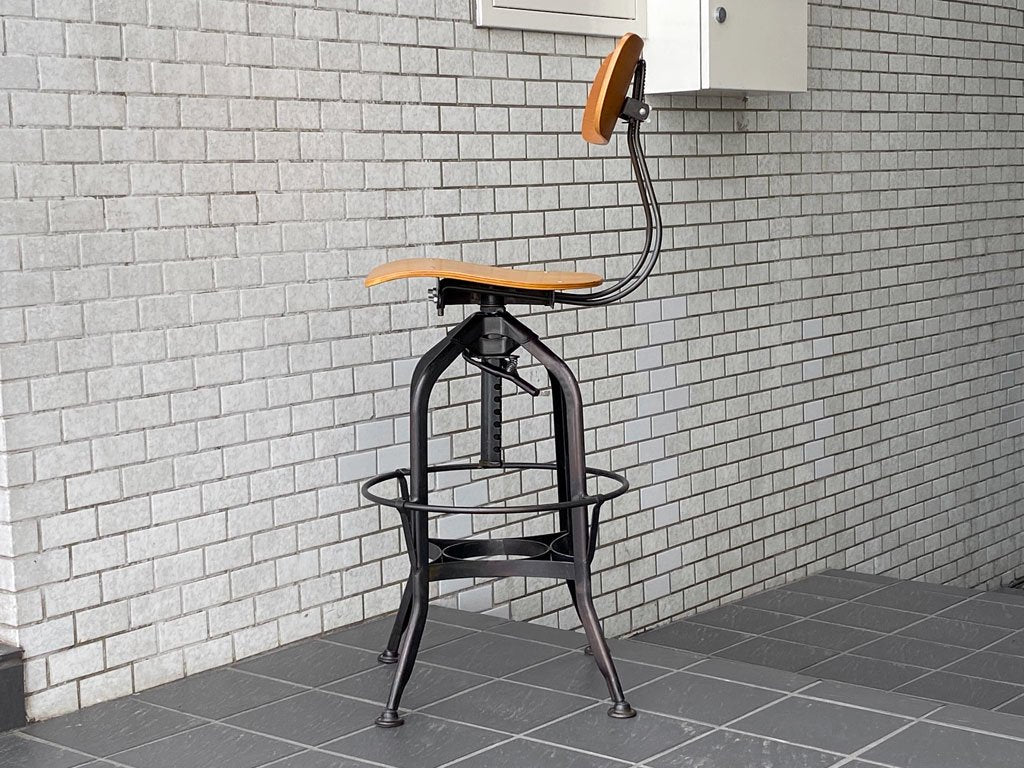 ノーザンオハイオインダストリアル Northern Ohio Industrial トレド ハイチェア TOLEDO CHAIR SWIVEL HIGH CHAIR インダストリアルスタイル ■