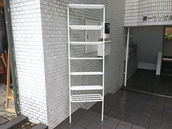 デュエンデ DUENDE ウォールラック WALL RACK 壁掛け シェルフ 7段 スチール ホワイト H180cm SEMPRE取扱い 定価:\30,800- ■