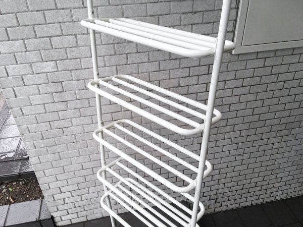 デュエンデ DUENDE ウォールラック WALL RACK 壁掛け シェルフ 7段 スチール ホワイト H180cm SEMPRE取扱い 定価:\30,800- ■