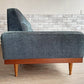 パシフィックファニチャーサービス Pacific furniture service スタンダードC STANDARD C 2PW 2人掛けソファ HL Navy 定価236,500円 現状品 ●