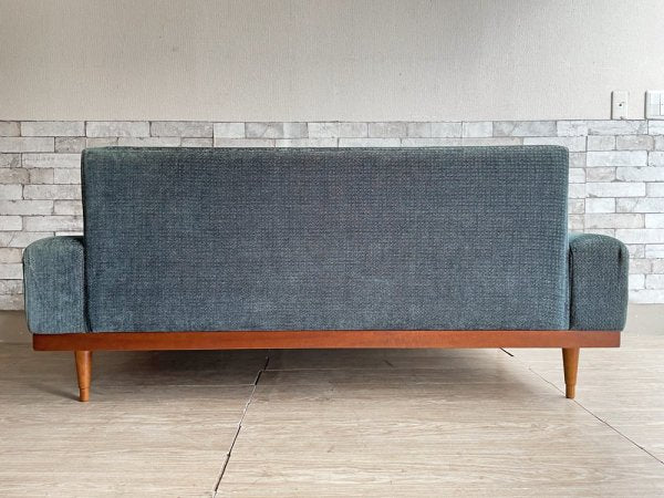 パシフィックファニチャーサービス Pacific furniture service スタンダードC STANDARD C 2PW 2人掛けソファ HL Navy 定価236,500円 現状品 ●