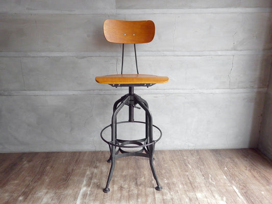 ノーザンオハイオインダストリアル Northern Ohio Industrial トレド ハイチェア TOLEDO CHAIR SWIVEL HIGH CHAIR インダストリアルスタイル ♪