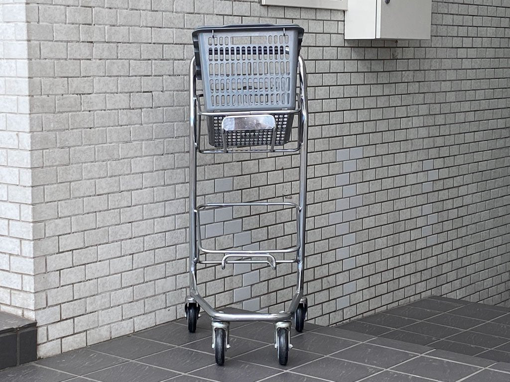 パシフィックファニチャーサービス PACIFIC FURNITURE SERVICE バスケットカート BASKET CART バスケット付き USA 米国 P.F.S ■