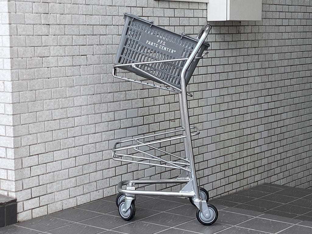 パシフィックファニチャーサービス PACIFIC FURNITURE SERVICE バスケットカート BASKET CART バスケット付き USA 米国 P.F.S ■