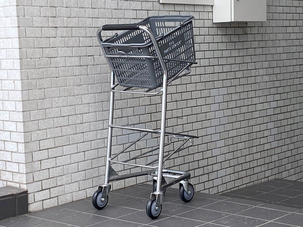 パシフィックファニチャーサービス PACIFIC FURNITURE SERVICE バスケットカート BASKET CART バスケット付き USA 米国 P.F.S ■