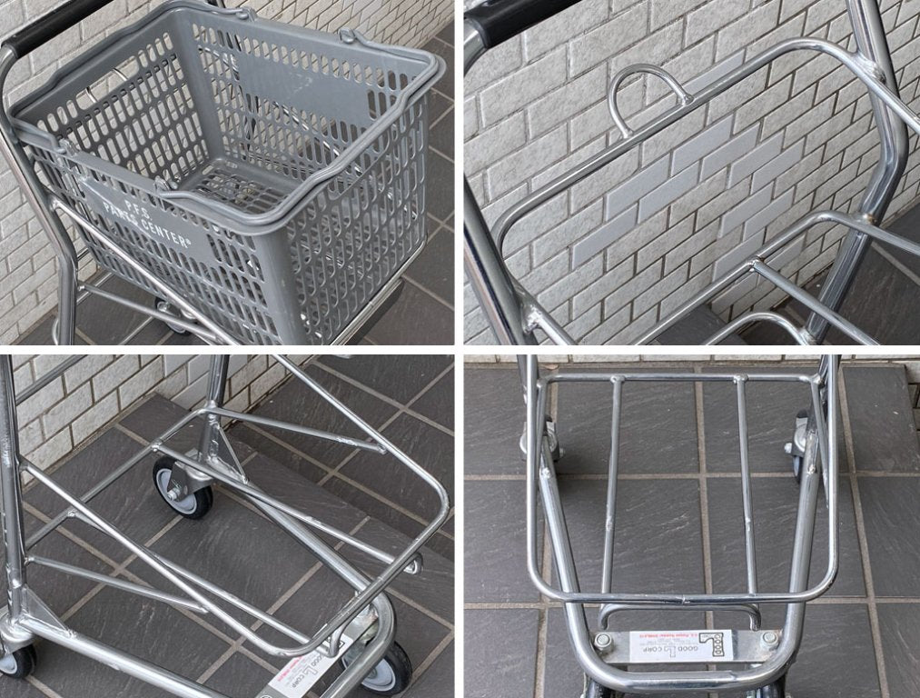 パシフィックファニチャーサービス PACIFIC FURNITURE SERVICE バスケットカート BASKET CART バスケット付き USA 米国 P.F.S ■