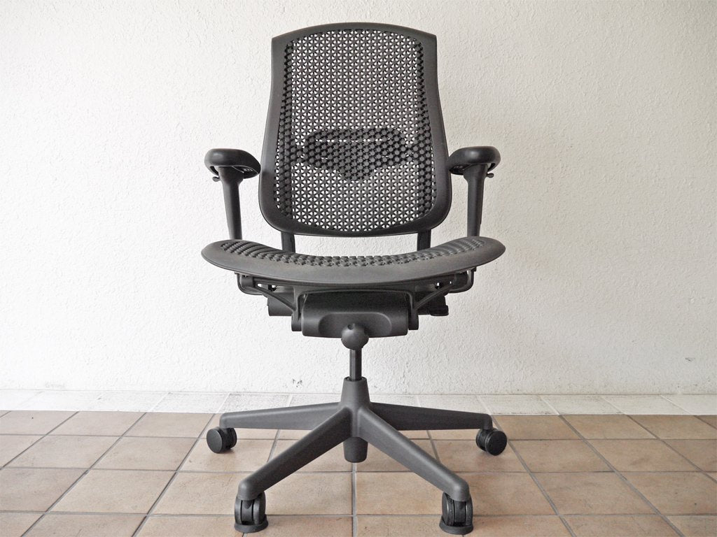 ハーマンミラー Herman Miller セラチェア Celle Chair デスクチェア オフィスチェア グラファイトカラー 定価￥134,200- ◇