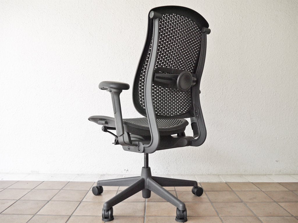 ハーマンミラー Herman Miller セラチェア Celle Chair デスクチェア オフィスチェア グラファイトカラー 定価￥134,200- ◇