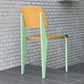 ジャン・プルーヴェ Jean Prouve スタンダードチェア Standard chair オーク材 ナチュラル グリーン リプロダクト ■