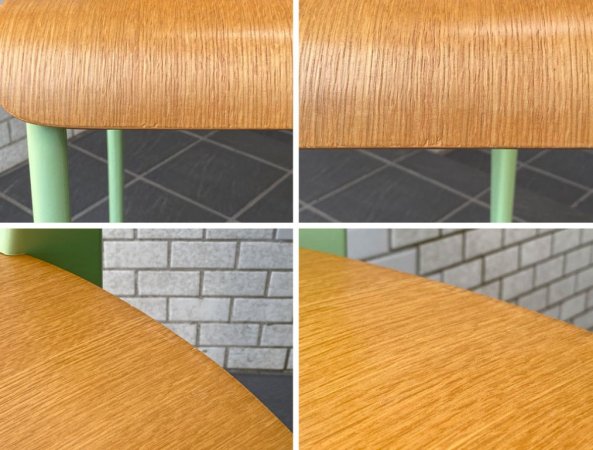 ジャン・プルーヴェ Jean Prouve スタンダードチェア Standard chair オーク材 ナチュラル グリーン リプロダクト ■