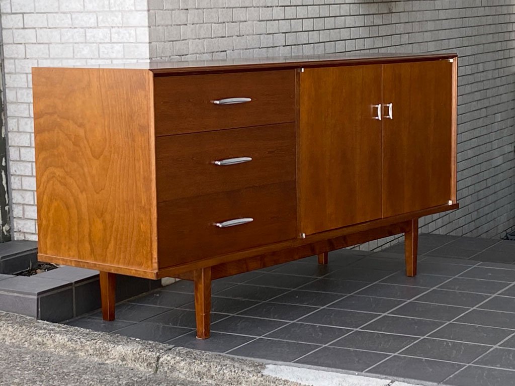 パシフィックファニチャーサービス PACIFIC FURNITURE SERVICE HDキャビネット HD CABINET Lサイズ サイドボード ビーチ材 ミッドセンチュリー P.F.S ■