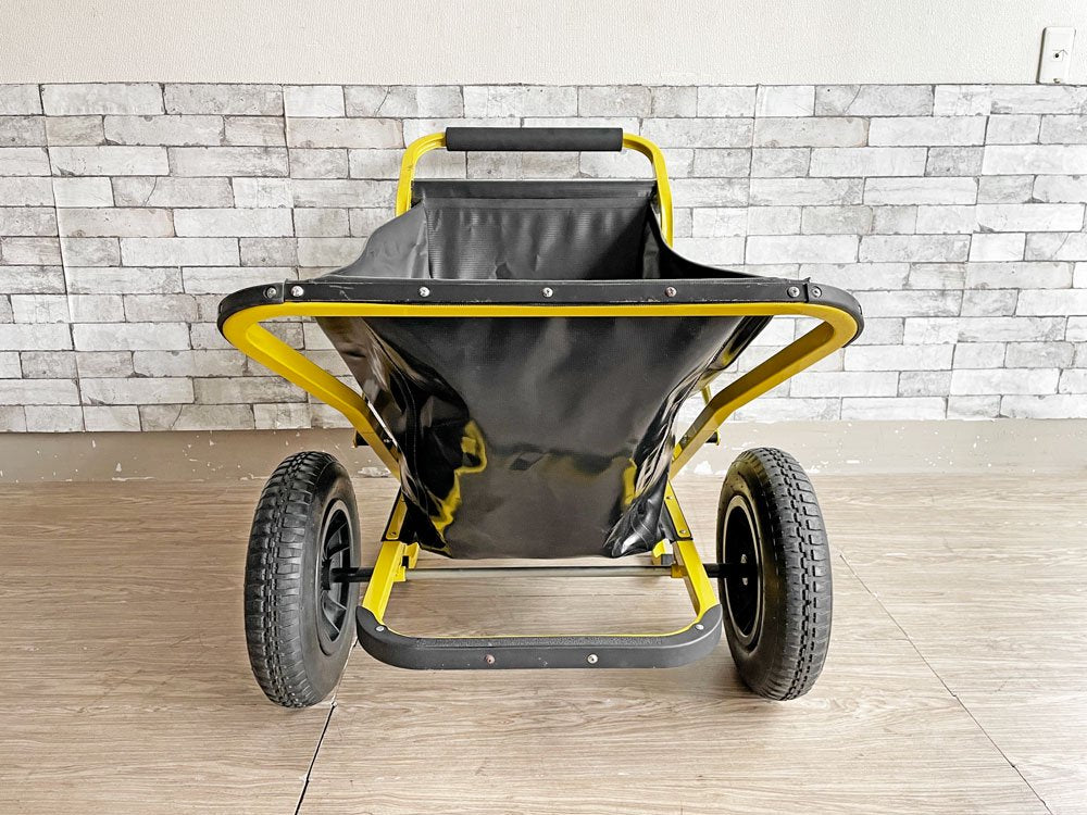 フォールドアツール Fold-A-Tools 2輪カート 手押し車 イエロー × ブラック 折りたたみ アウトドア ガーデン インダストリアルスタイル ●