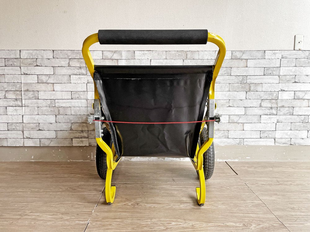 フォールドアツール Fold-A-Tools 2輪カート 手押し車 イエロー × ブラック 折りたたみ アウトドア ガーデン インダストリアルスタイル ●