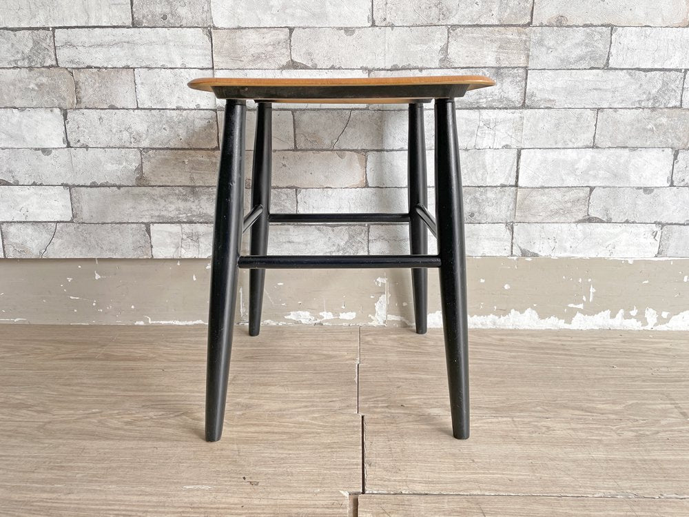 EDSBY VERKEN ファネットスツール Fanett Stool イルマリ・タピオヴァーラ Ilmari Tapiovaara スウェーデン 1950-60s 北欧ビンテージ 希少 ●