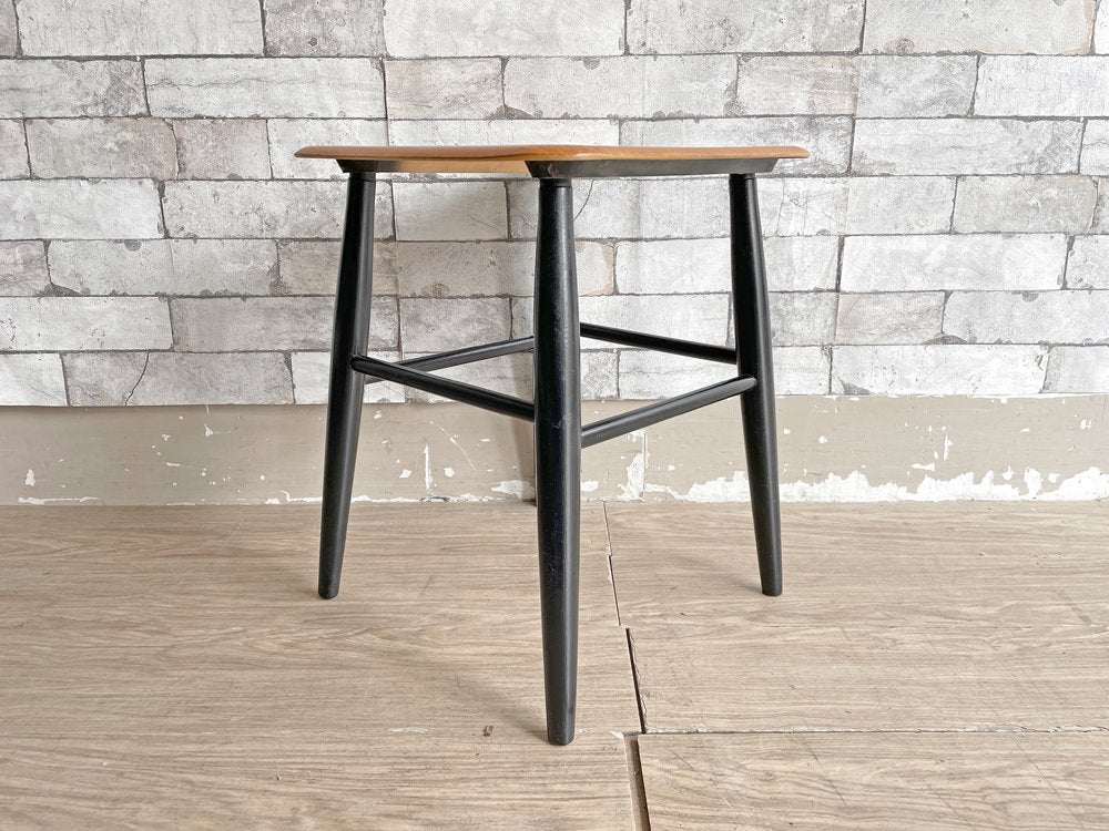 EDSBY VERKEN ファネットスツール Fanett Stool イルマリ・タピオヴァーラ Ilmari Tapiovaara スウェーデン 1950-60s 北欧ビンテージ 希少 ●