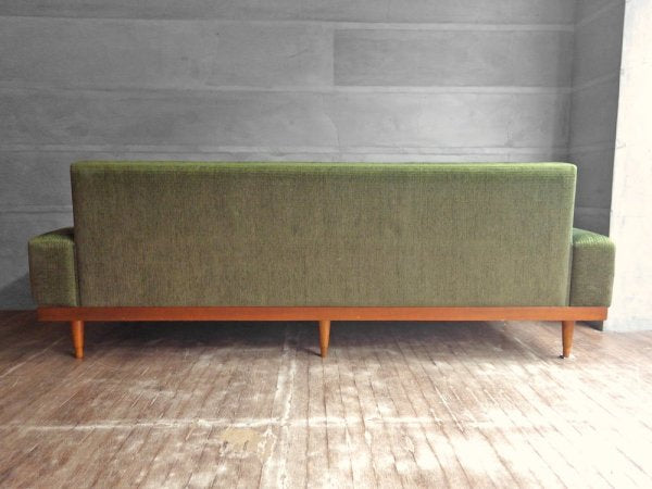 パシフィックファニチャーサービス P.F.S スタンダードC STANDARD C 3シーター ソファ RUG Green 定価284,900円 現状品 ♪